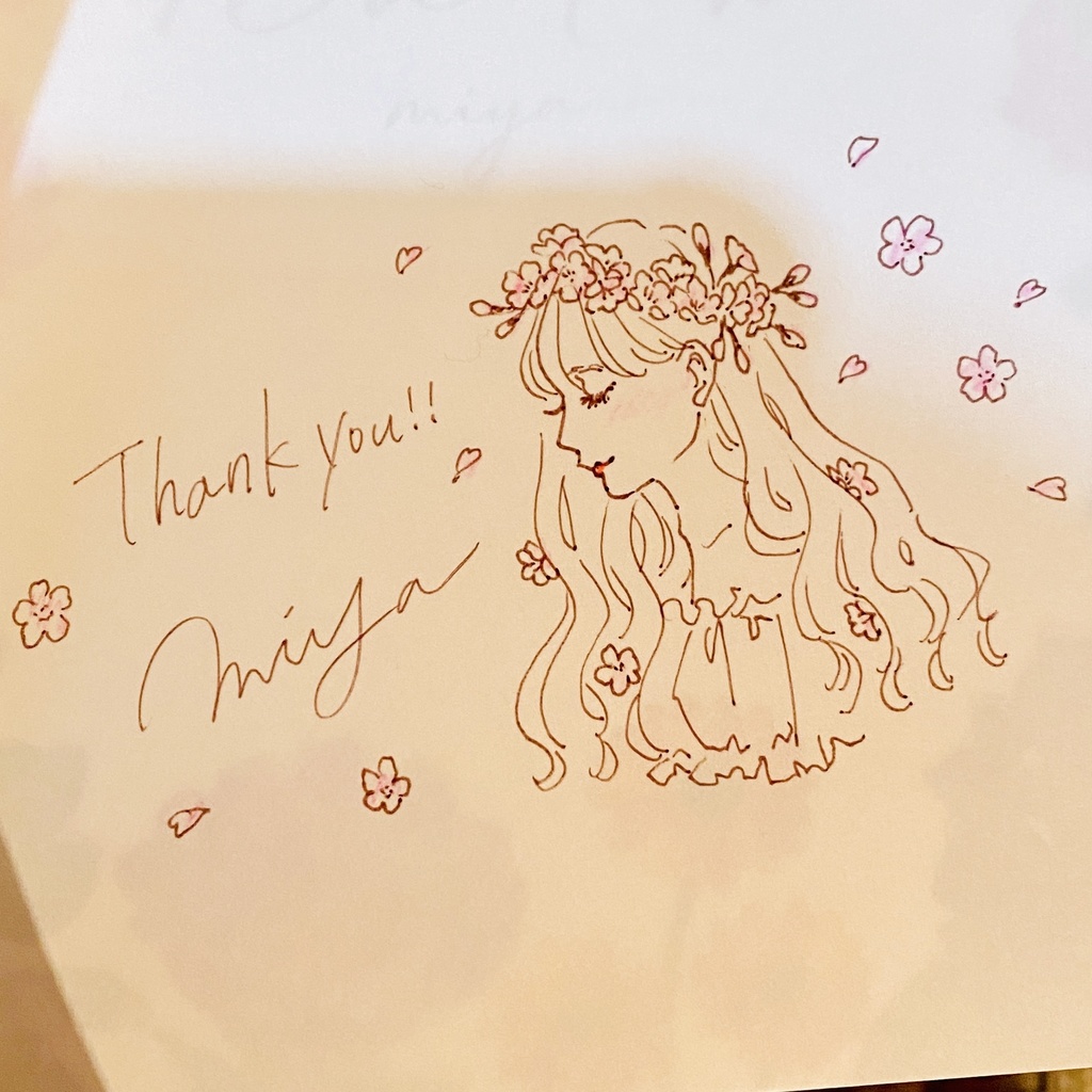 【サイン本】花kotoba 美しい花と女の子 寄り添う花言葉画集