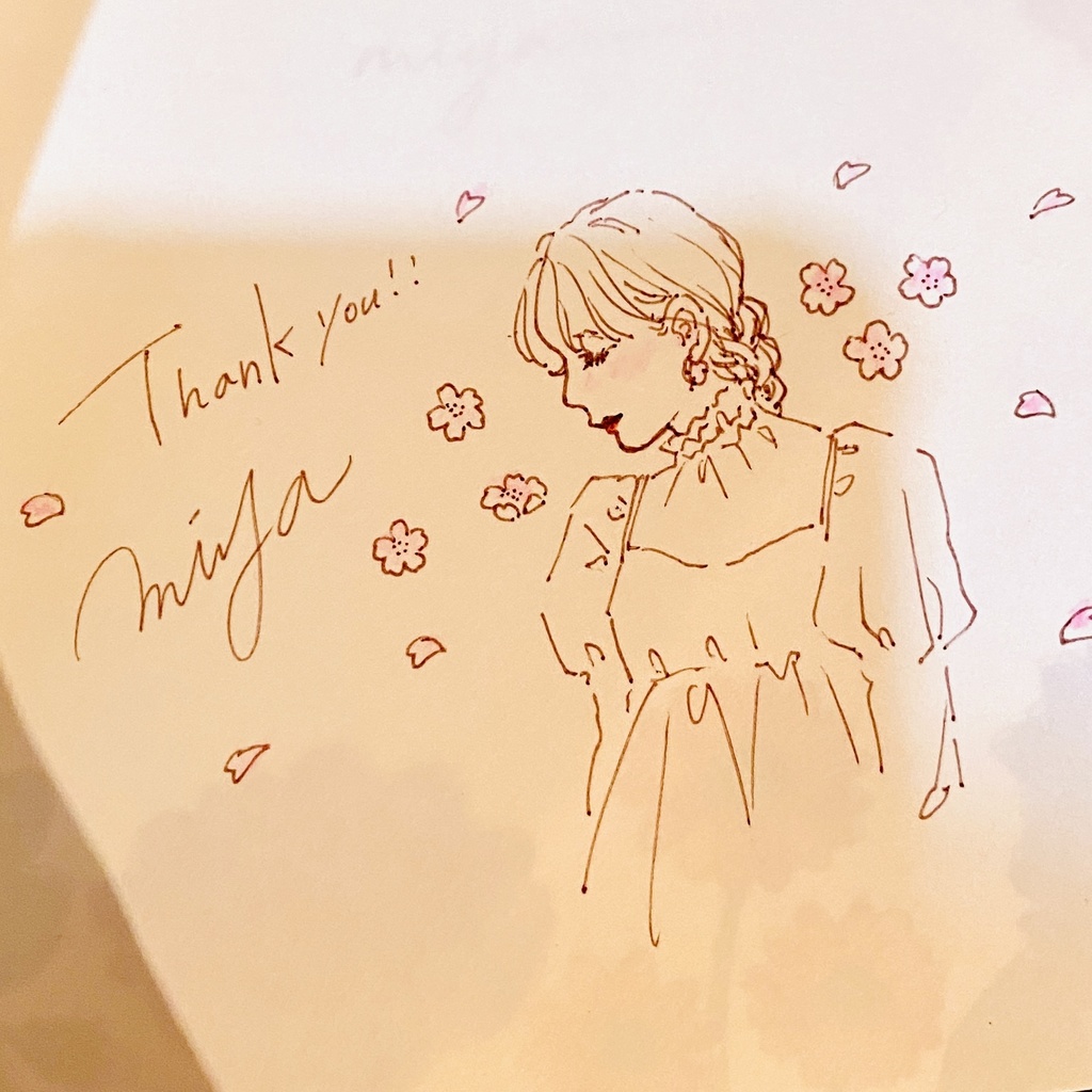 【サイン本】花kotoba 美しい花と女の子 寄り添う花言葉画集