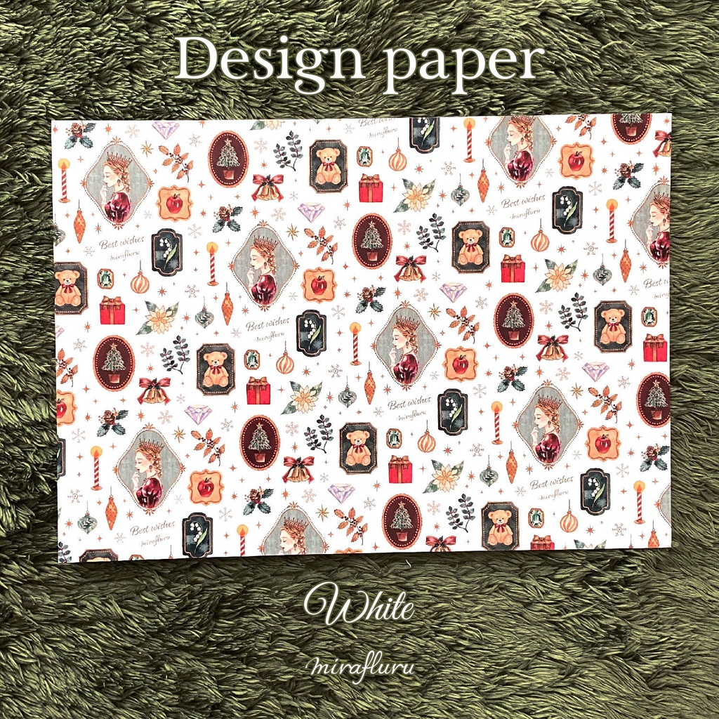 クリスマスラッピングペーパー