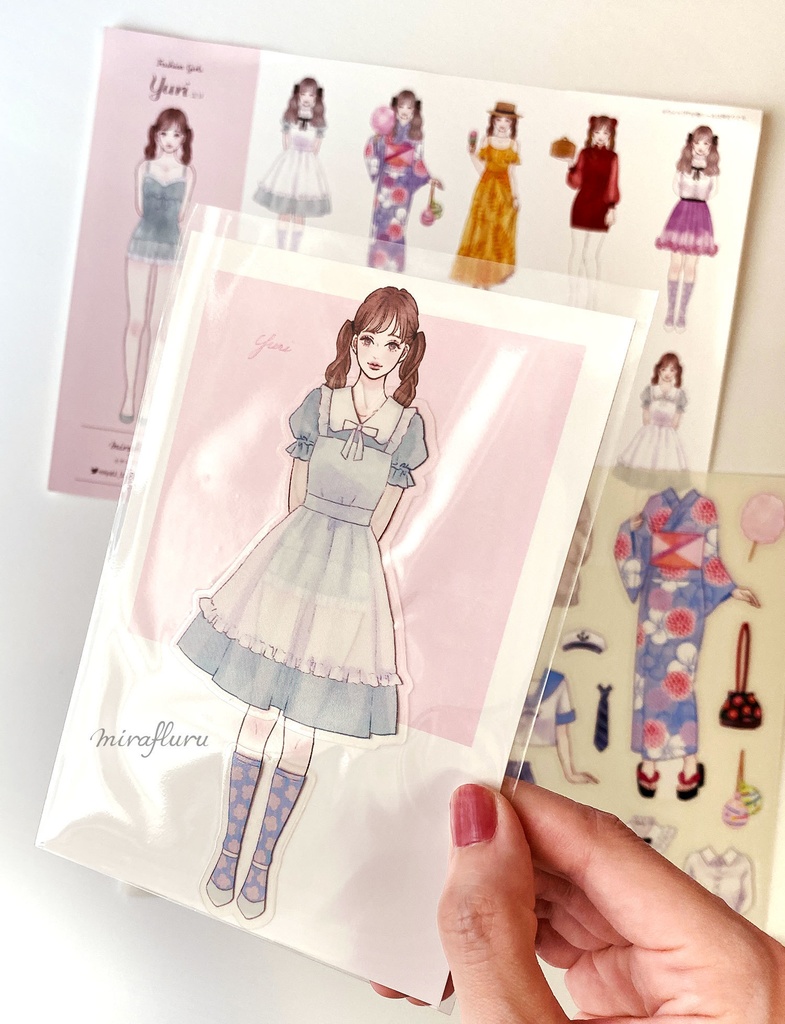 着せ替えシール【Fashion Girls】