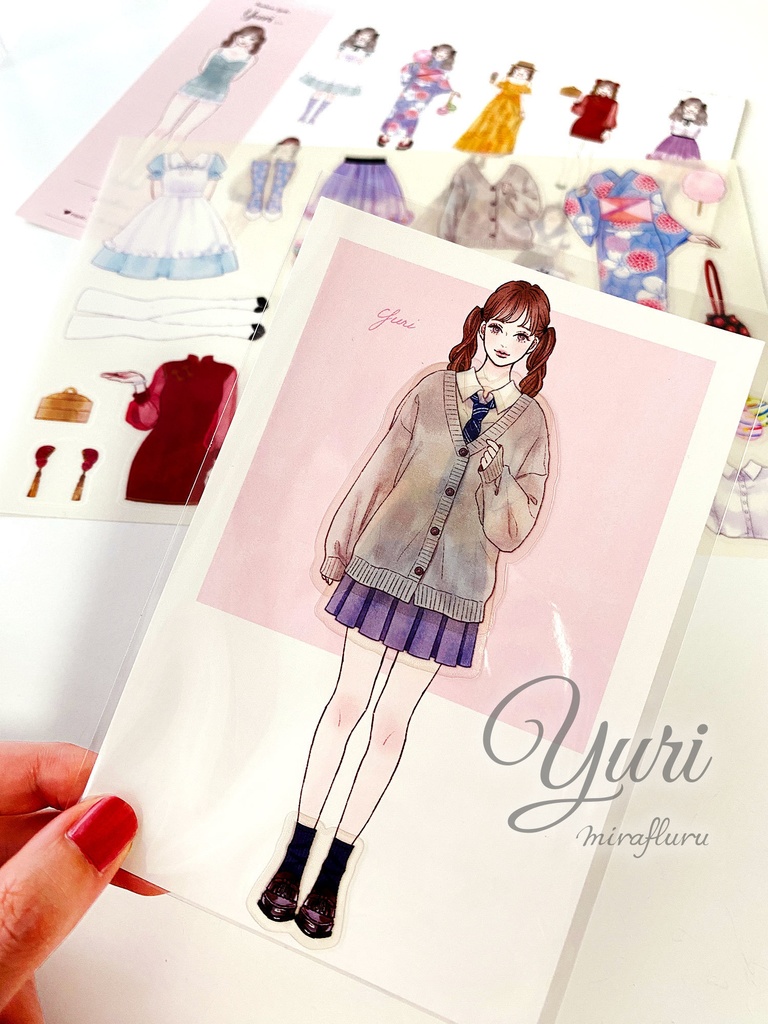 着せ替えシール【Fashion Girls】