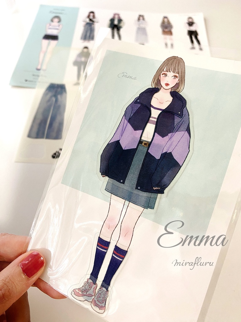 着せ替えシール【Fashion Girls】