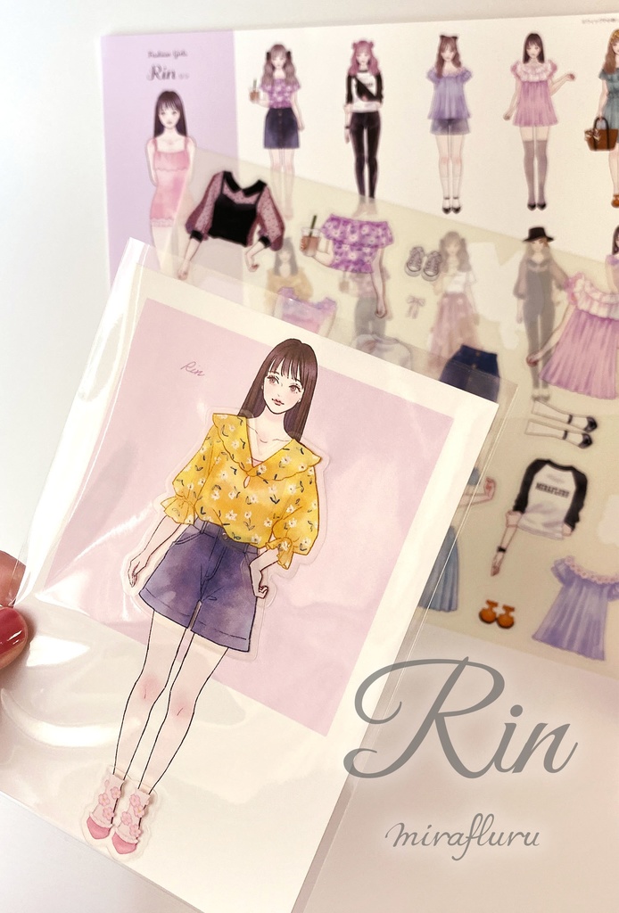 着せ替えシール【Fashion Girls】