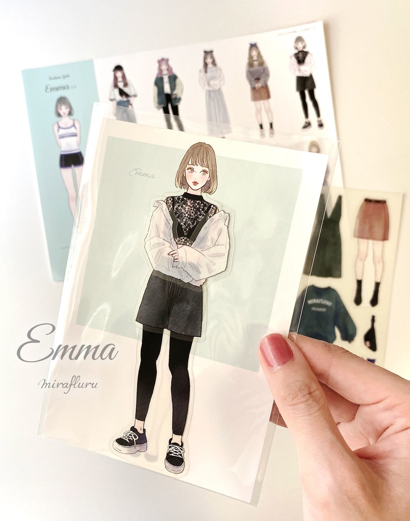 着せ替えシール【Fashion Girls】