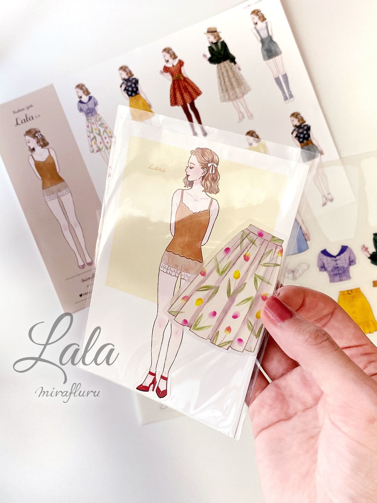 着せ替えシール【Fashion Girls】