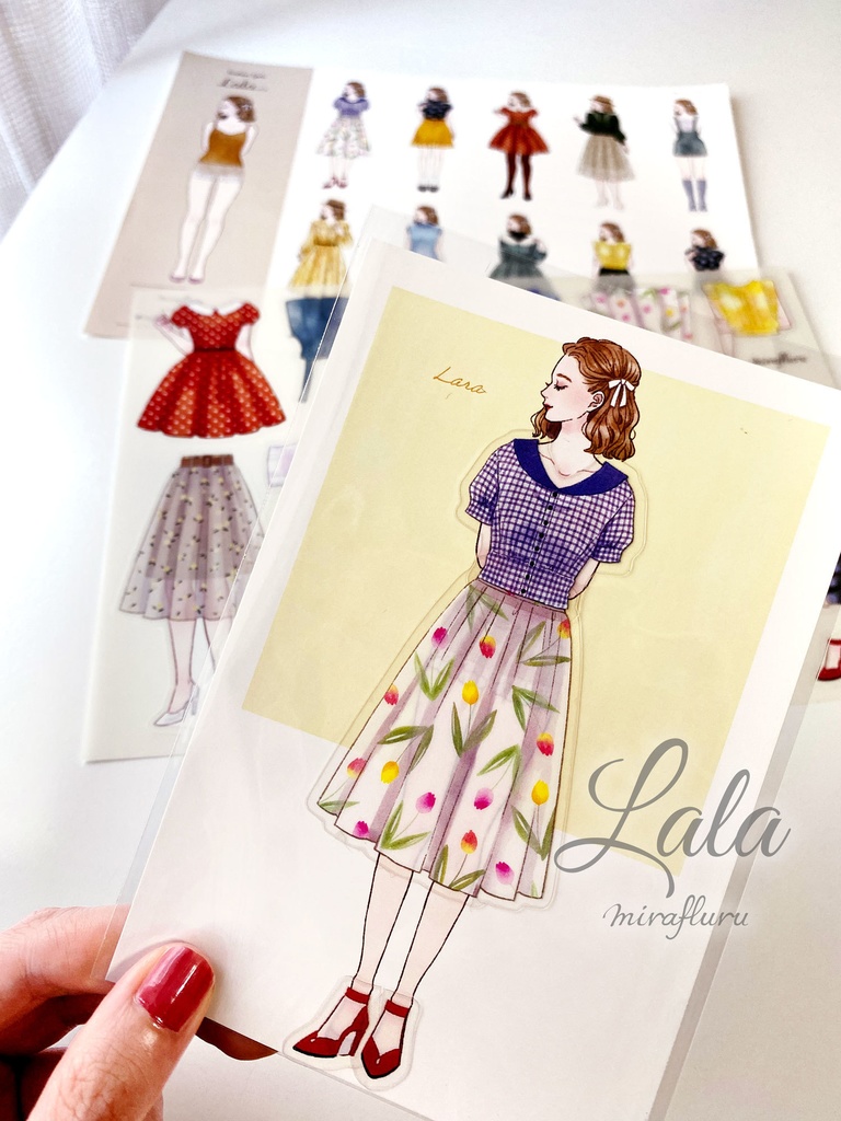 着せ替えシール【Fashion Girls】