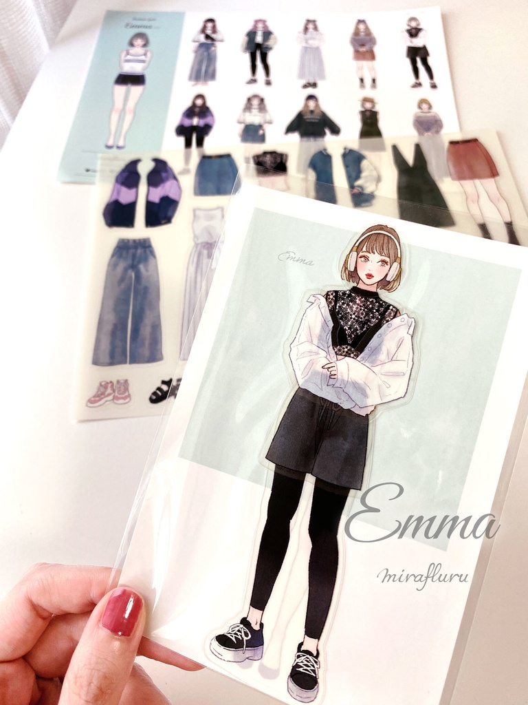 着せ替えシール【Fashion Girls】