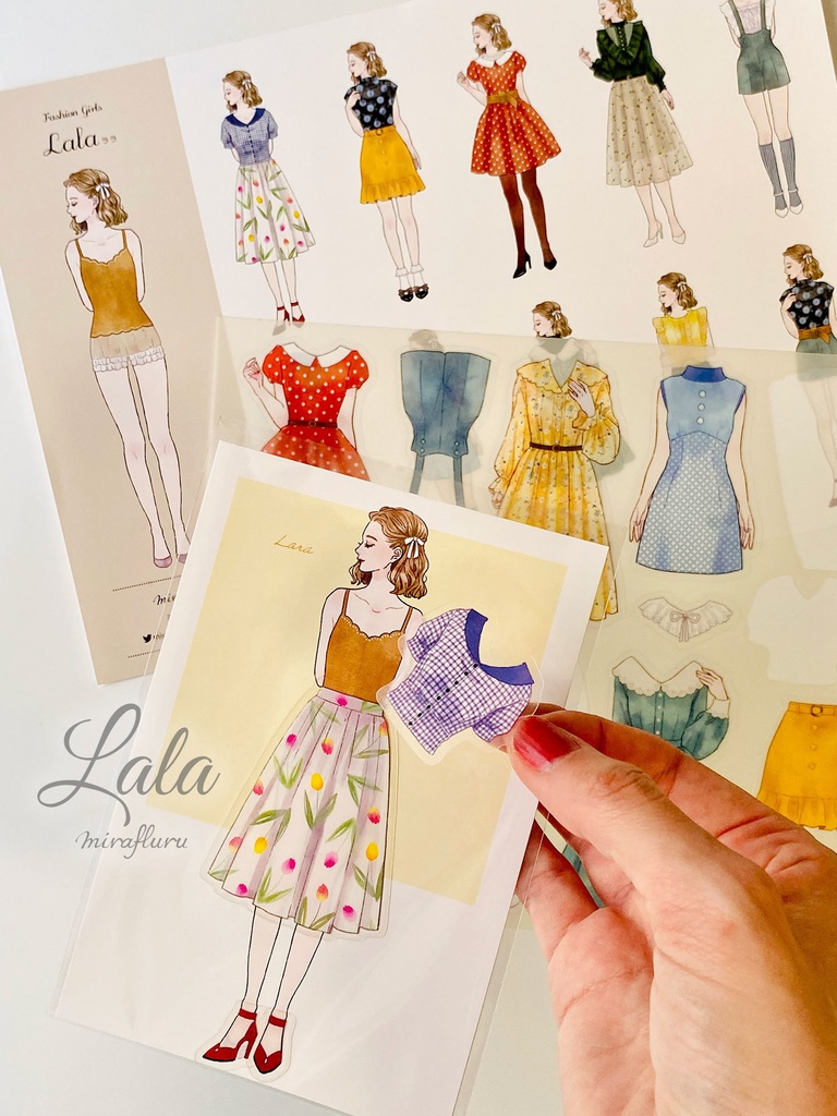 着せ替えシール【Fashion Girls】