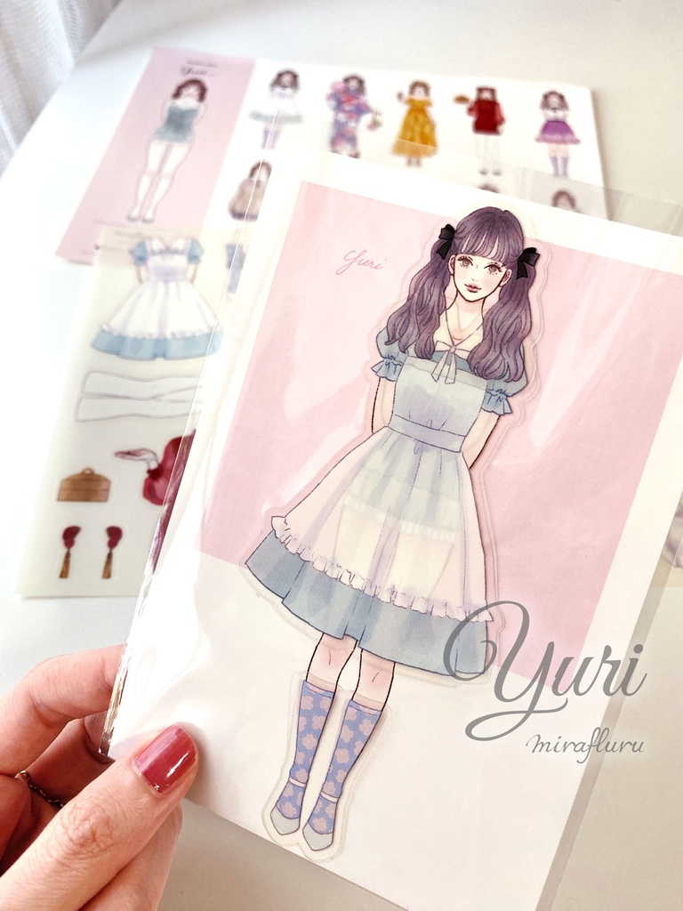 着せ替えシール【Fashion Girls】