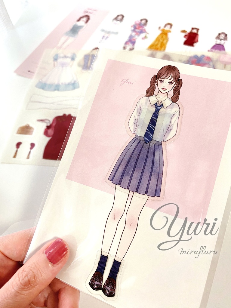 着せ替えシール【Fashion Girls】