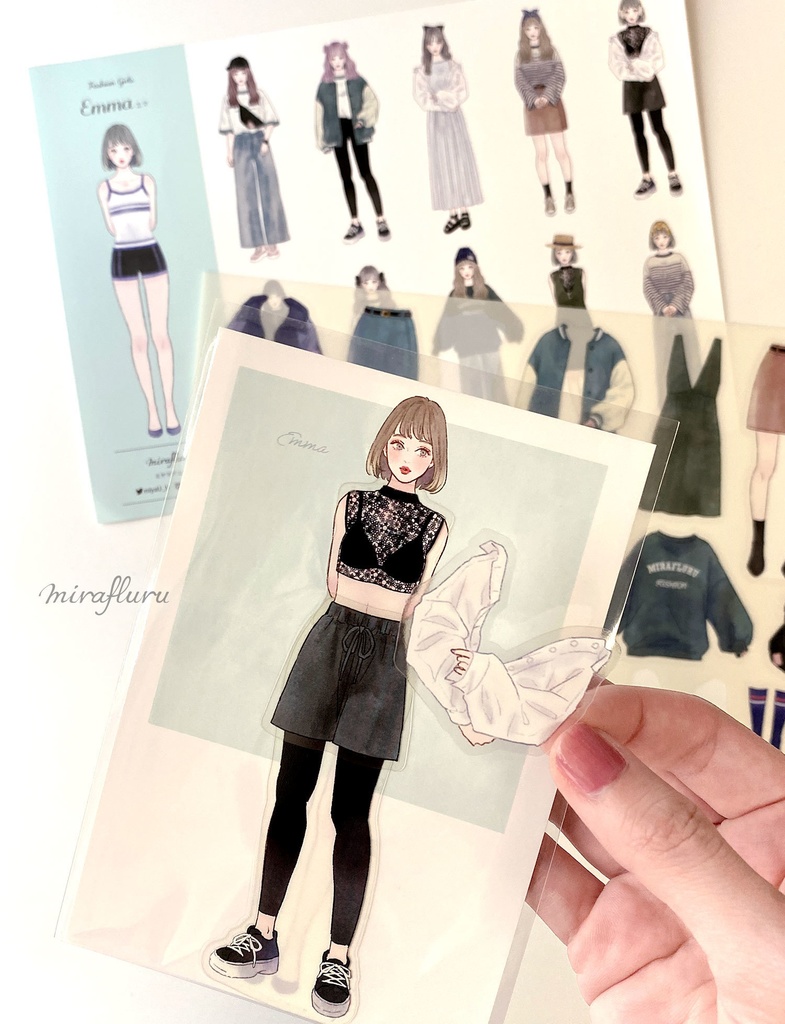 着せ替えシール【Fashion Girls】