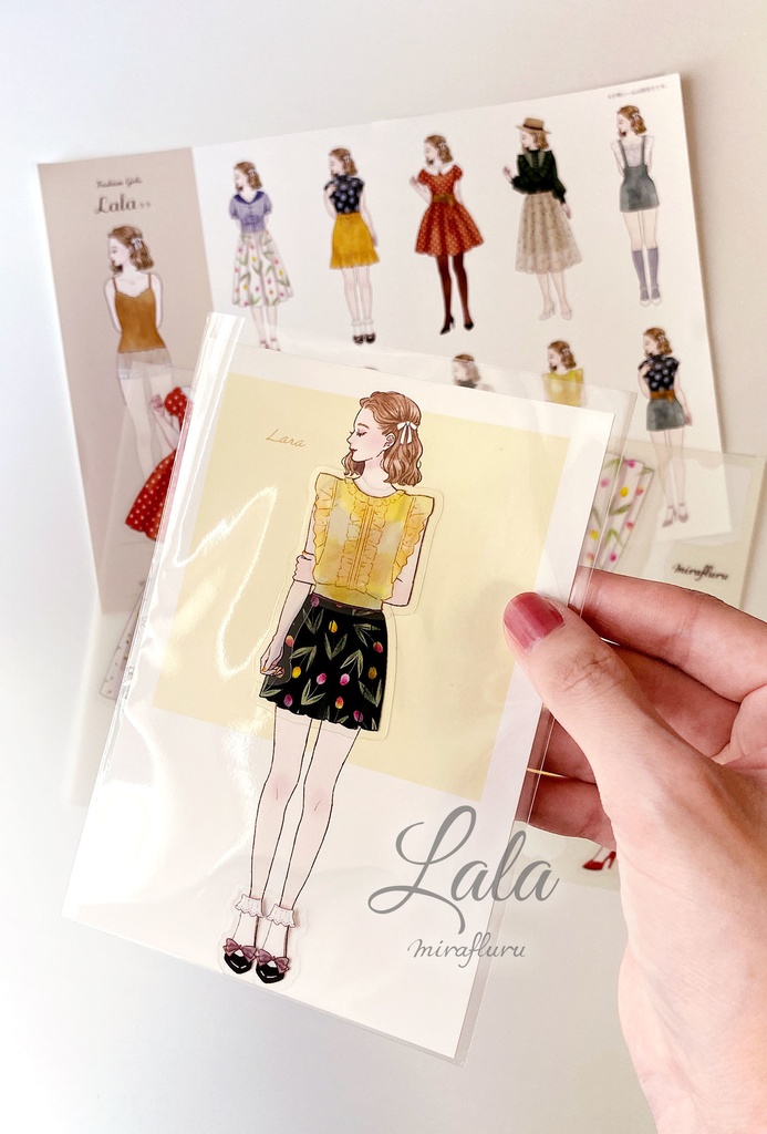着せ替えシール【Fashion Girls】