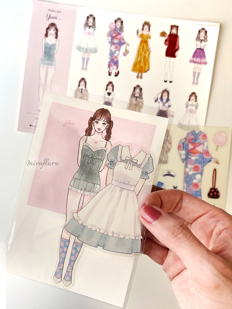 着せ替えシール【Fashion Girls】