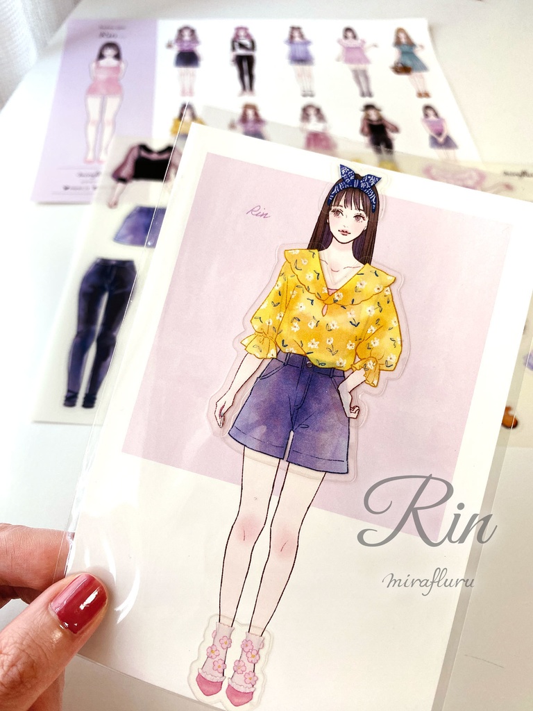 着せ替えシール【Fashion Girls】