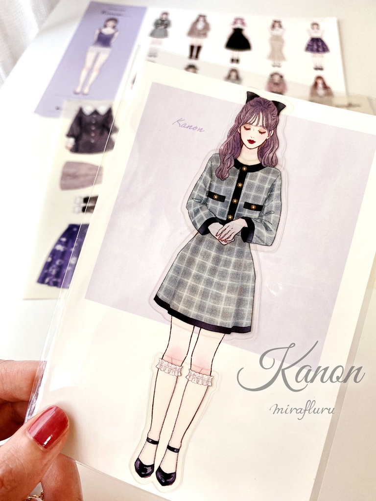 着せ替えシール【Fashion Girls】