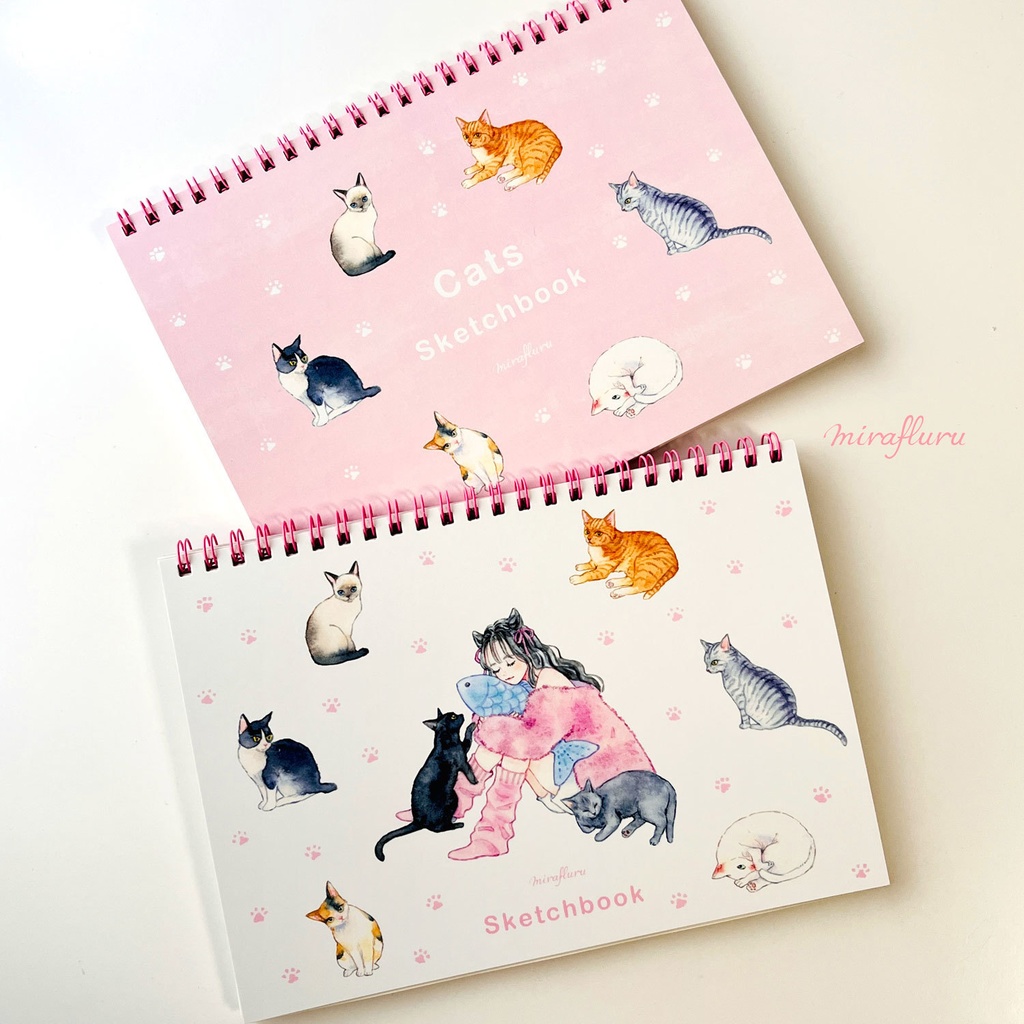 クロッキー帳『猫』A5サイズ