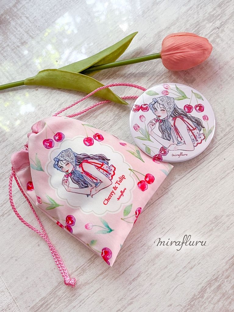 【予約販売】巾着&ミラーセット