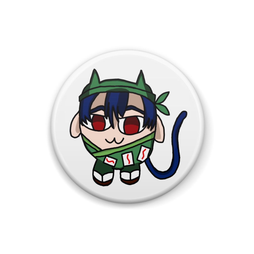 【缶バッチ】闇鍋おたま(ゆる猫Ver)