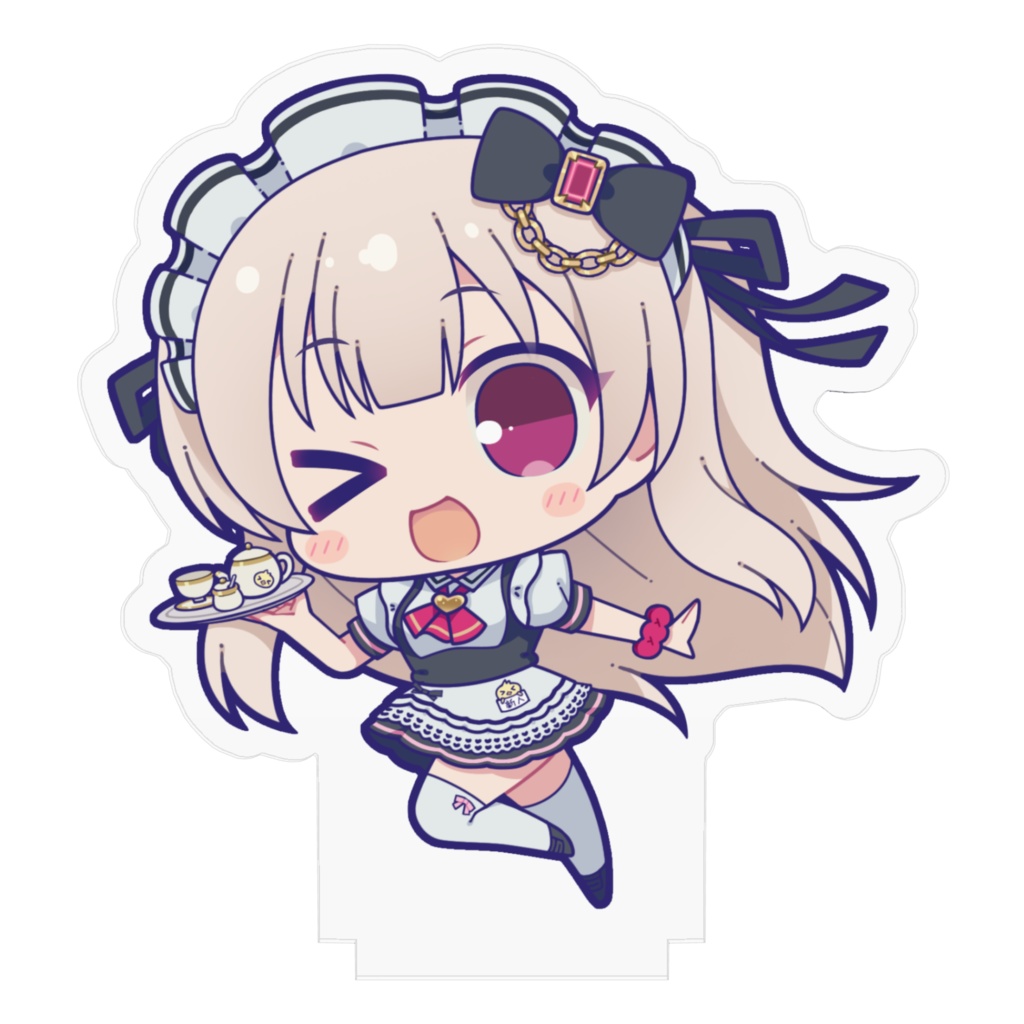 小鳥あそぶ アクリルスタンド:>ワ・ver