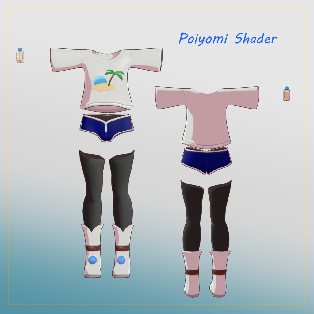 【リーメ&リーバ衣装モデル】水漾/Rippling Water