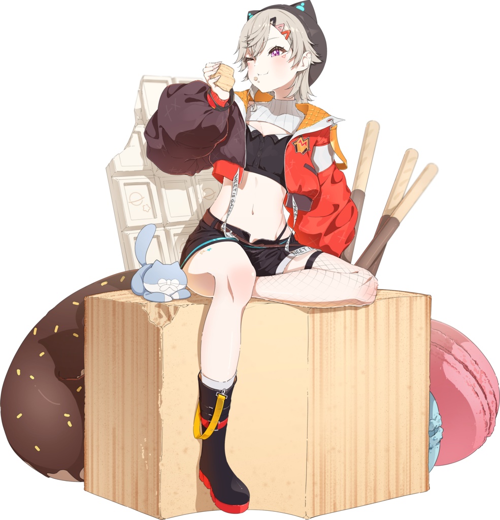 小森めとお菓子まみれアクリルスタンド