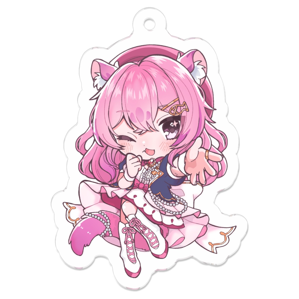 猫乃すうアクキー(デフォルメ)