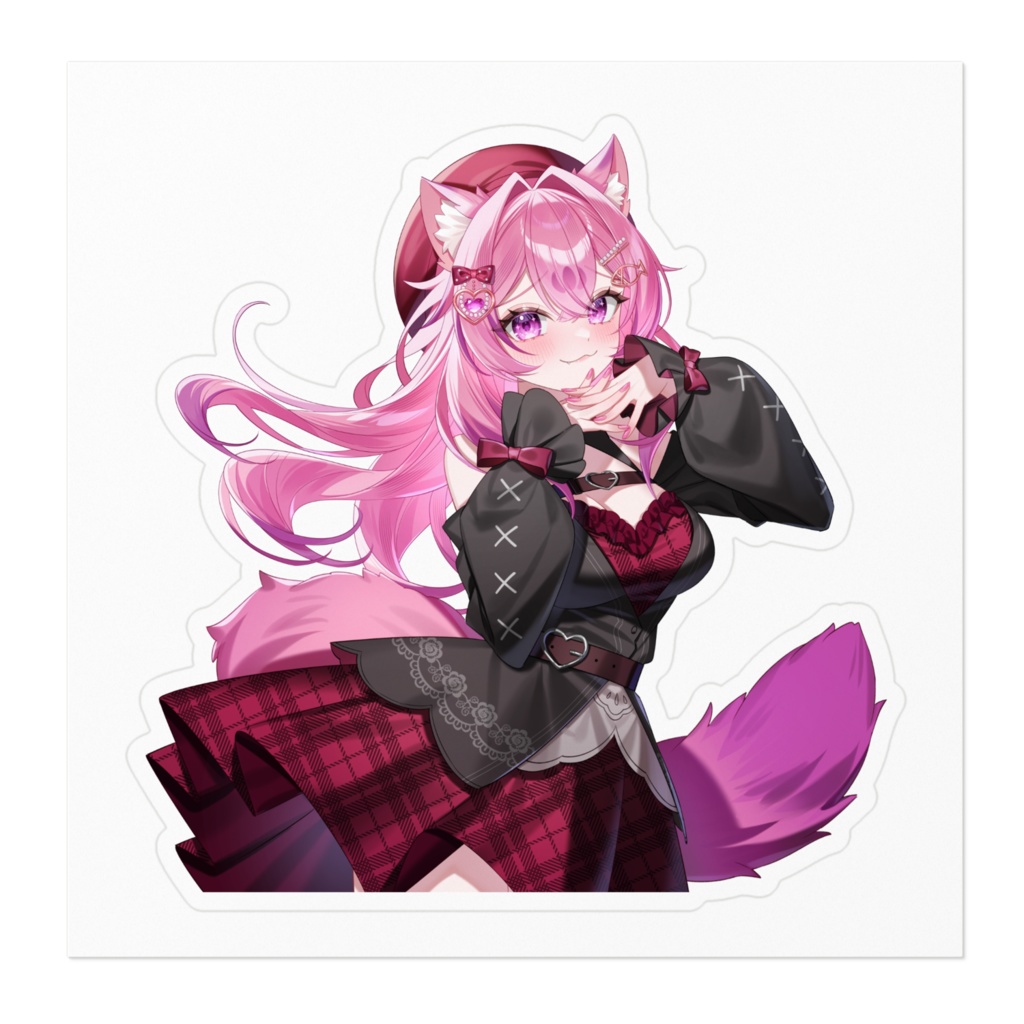 猫乃すうステッカー(アイドル衣装)