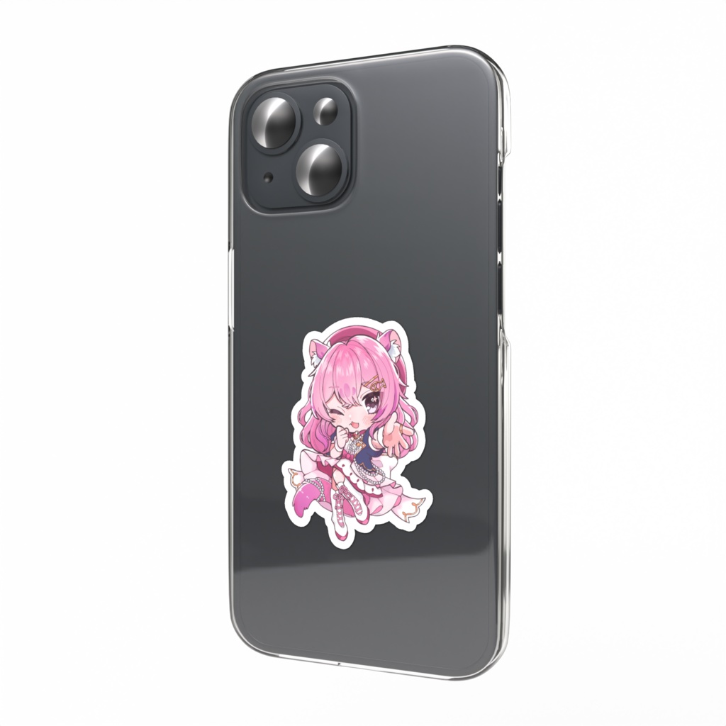 猫乃すうスマホステッカー(デフォルメ)