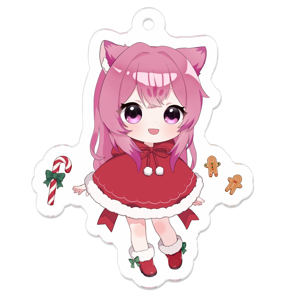 猫乃すうアクキー(クリスマスSD)