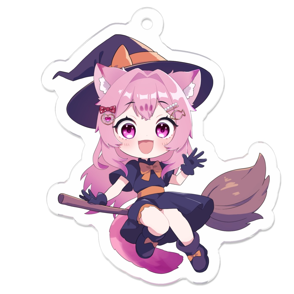 猫乃すうアクキー(ハロウィン)