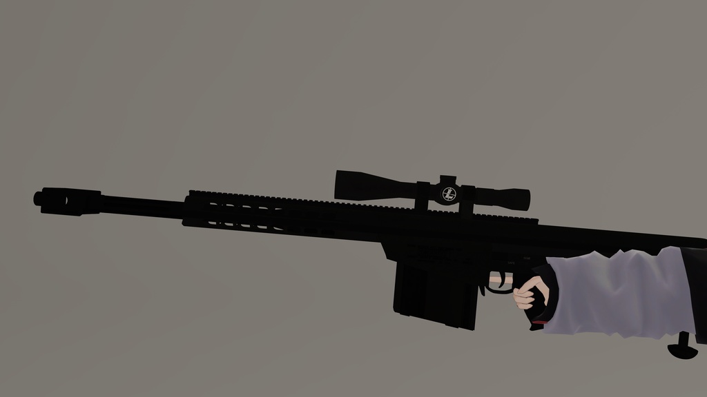 【MA対応・VRChat想定】M82A3(M107) バレット対物ライフル