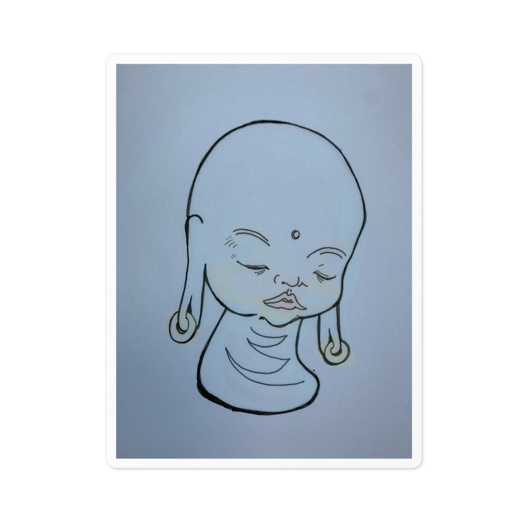 お祈り地蔵 ステッカー