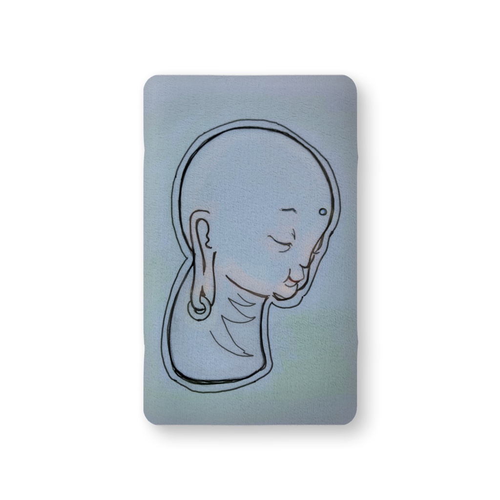 みつめる地蔵クッション