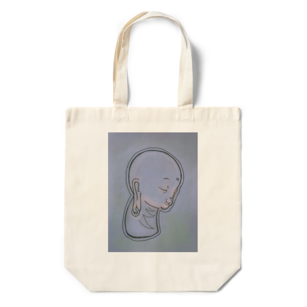 みつめる地蔵エコバッグ
