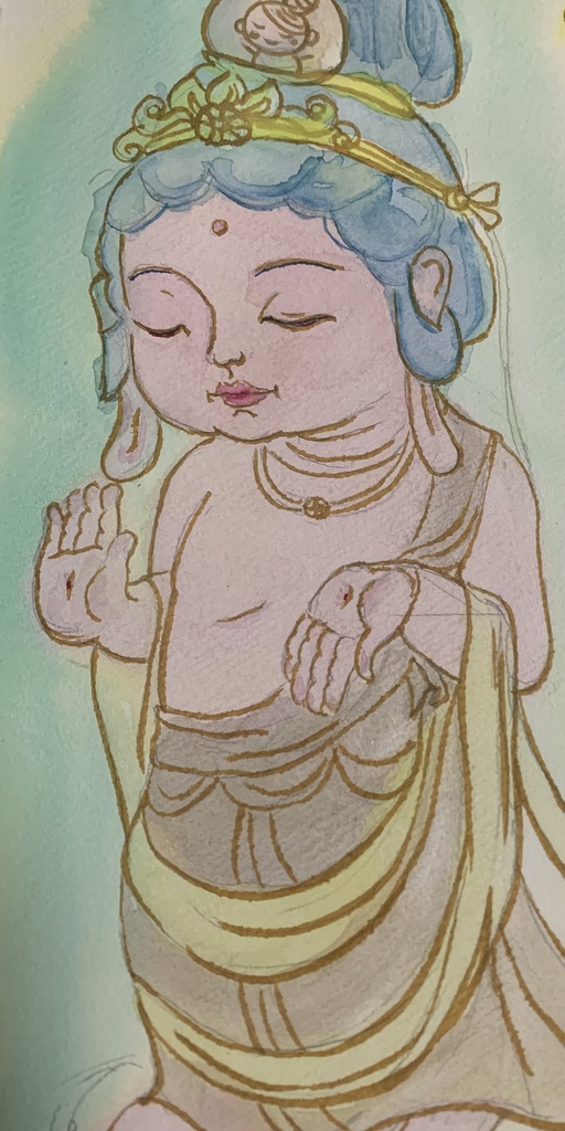 稚児菩薩エコバッグ