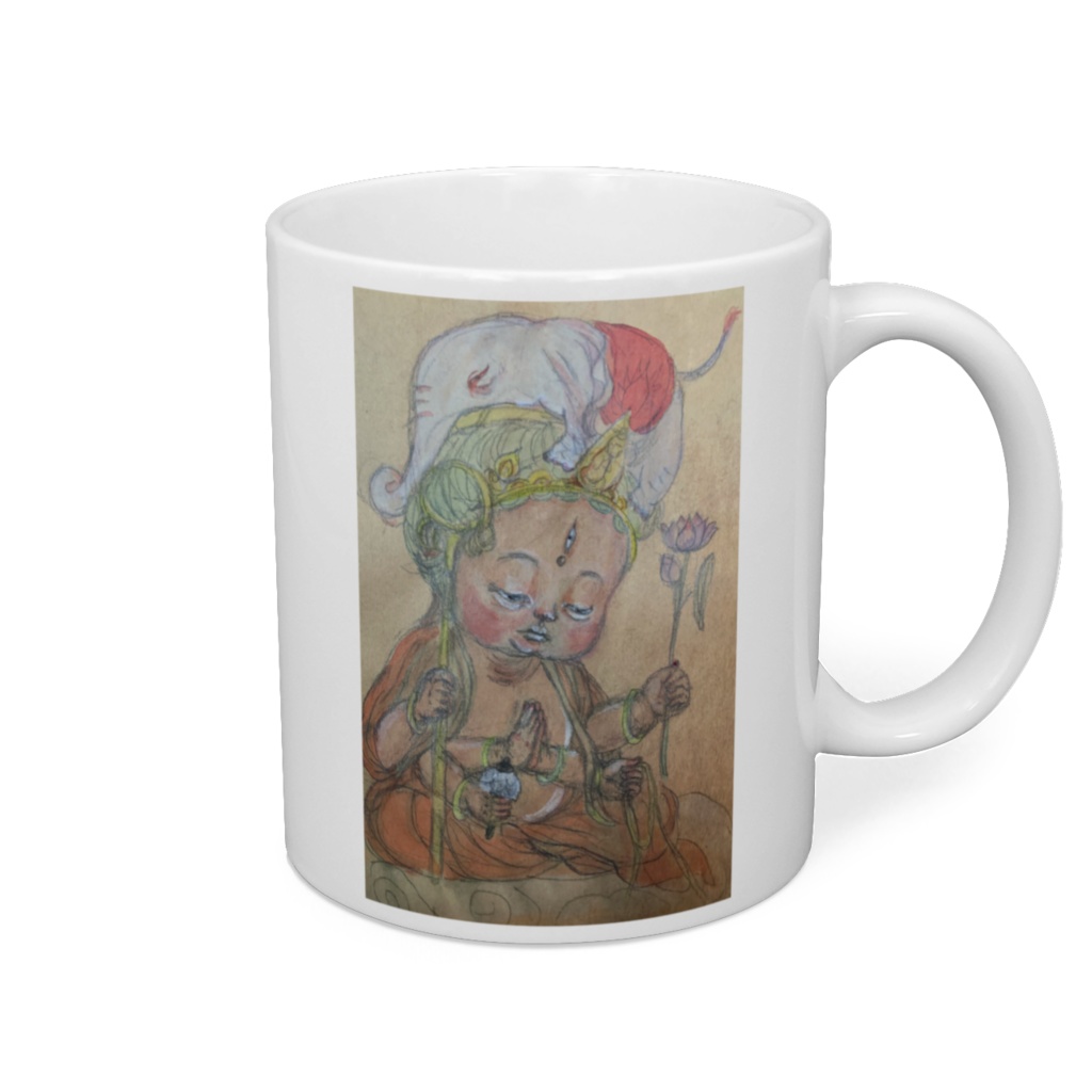 観音菩薩とゾウ