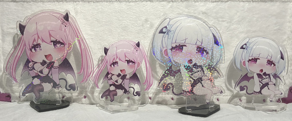 えむみやにゃむ 双子サキュバスちゃんずアクリルスタンド(地雷服ver)