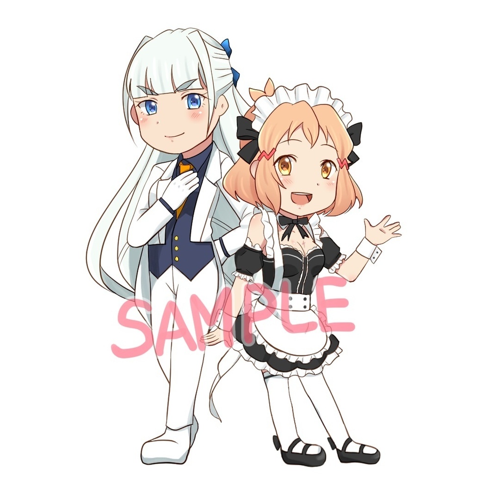 メイド&執事 ひびサンアクリルキーホルダー