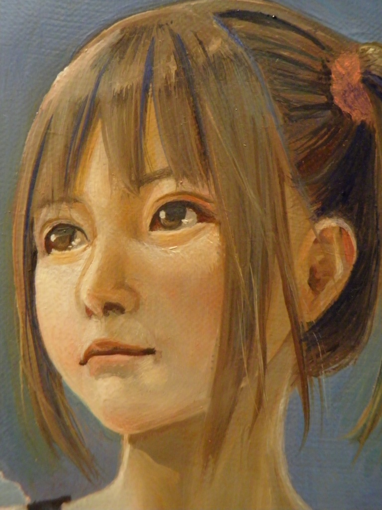 原画「EARTH」油彩 F4サイズ