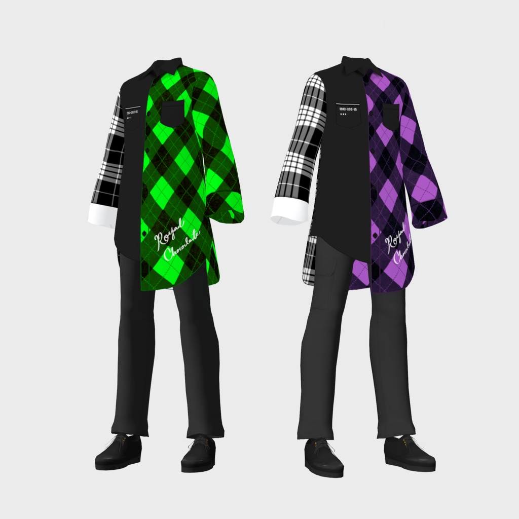 アシンメトリーシャツ