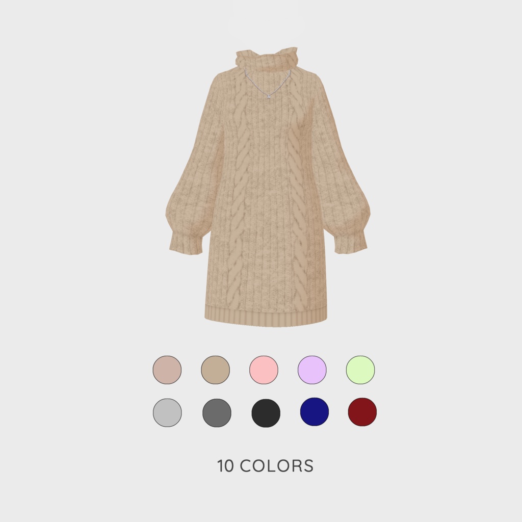 ニットワンピースセット