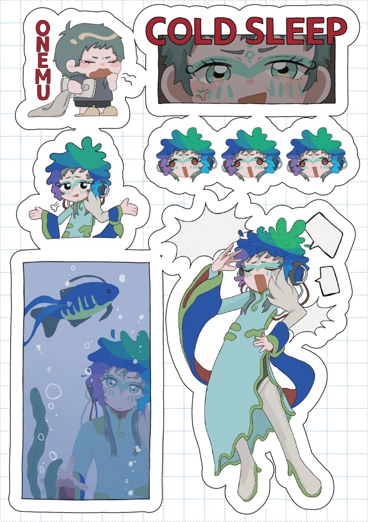 ハーフカットシール(ラキオ)