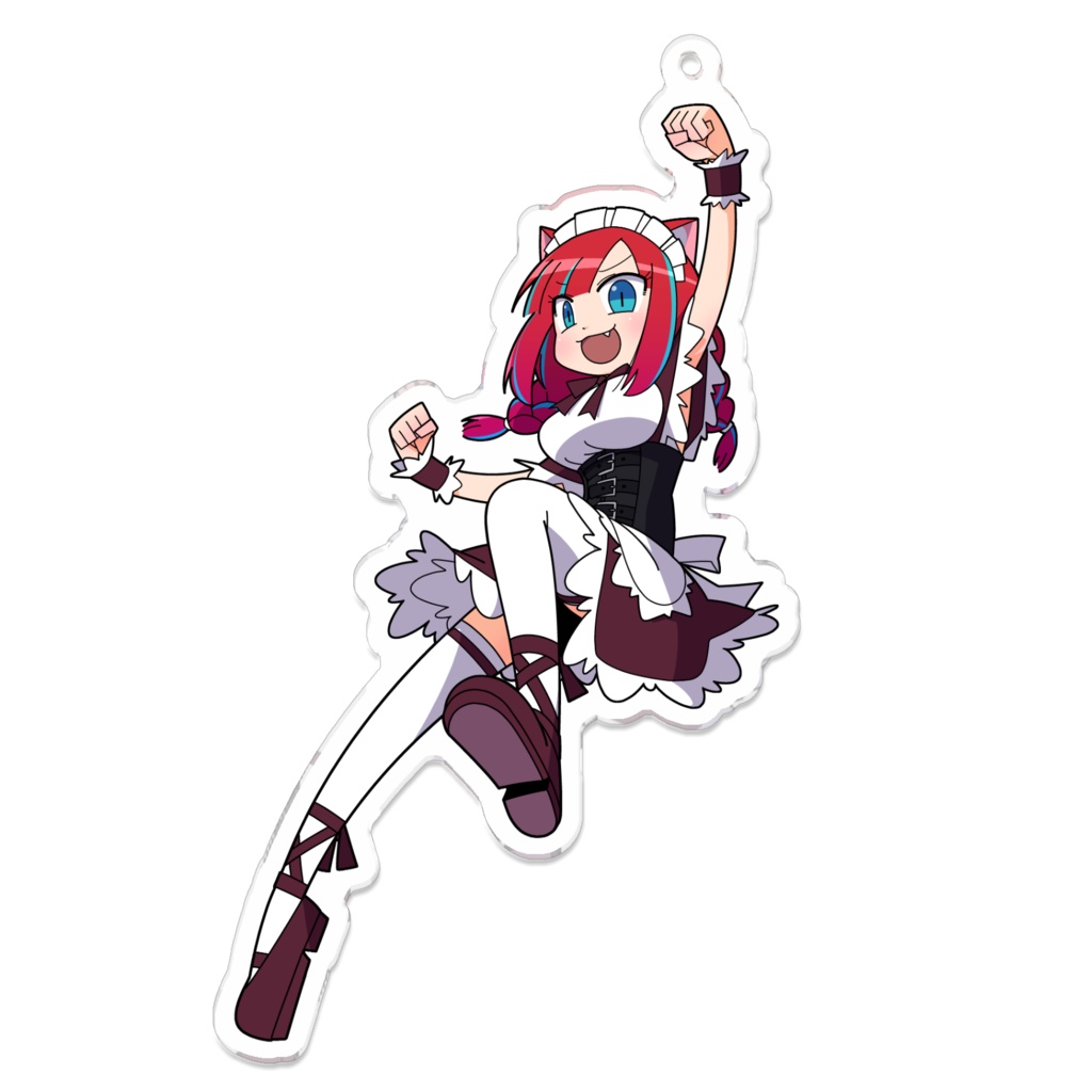 マリーさんアクリルキーホルダー(100x100mm)