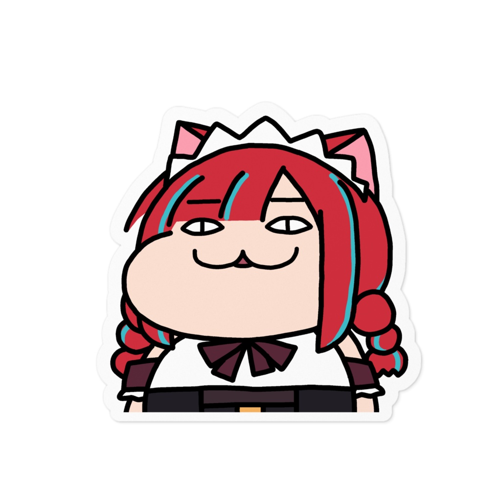 ステッカー(マンジュウネコver.)