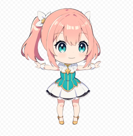 【Live2D】エリシア りん【汎用モデル】