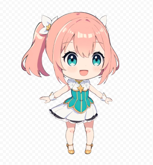 【Live2D】エリシア りん【汎用モデル】