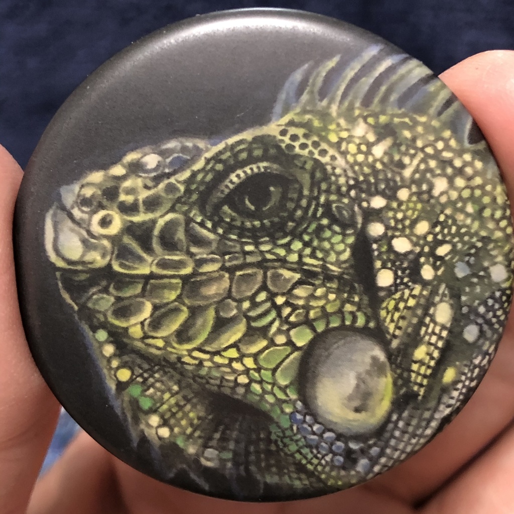 爬虫類缶バッジ5種類