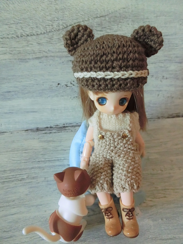 くまみみキャスケット(4~4.5インチヘッドサイズ)