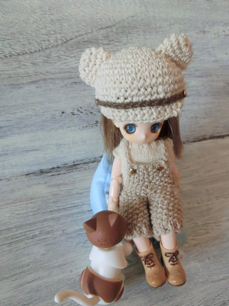 くまみみキャスケット(4~4.5インチヘッドサイズ)