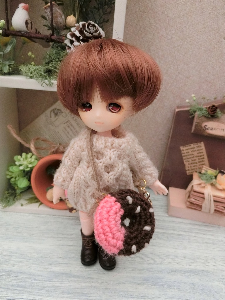 【展示のみ】チョコドーナツバッグ